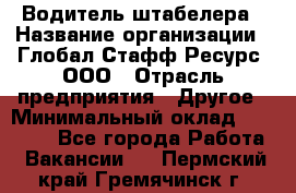 Водитель штабелера › Название организации ­ Глобал Стафф Ресурс, ООО › Отрасль предприятия ­ Другое › Минимальный оклад ­ 40 000 - Все города Работа » Вакансии   . Пермский край,Гремячинск г.